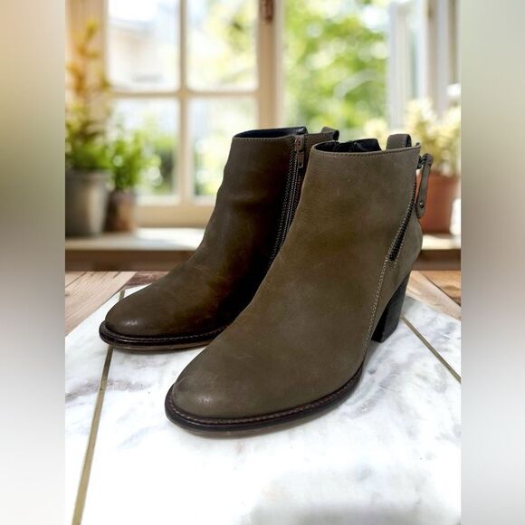 🔥 Blondo Nivada Waterproof Leather Zippered Ankle Booties Size 9 - Picture 15 of 16